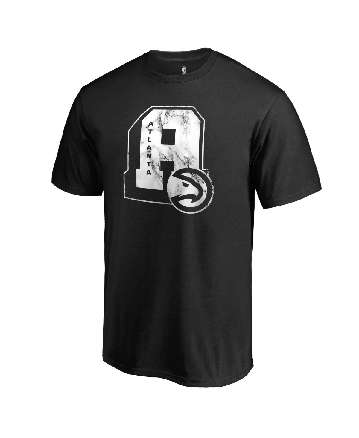 Fanatics Mto Label Men's Black Atlanta Hawks Letterman T-Shirt - Black