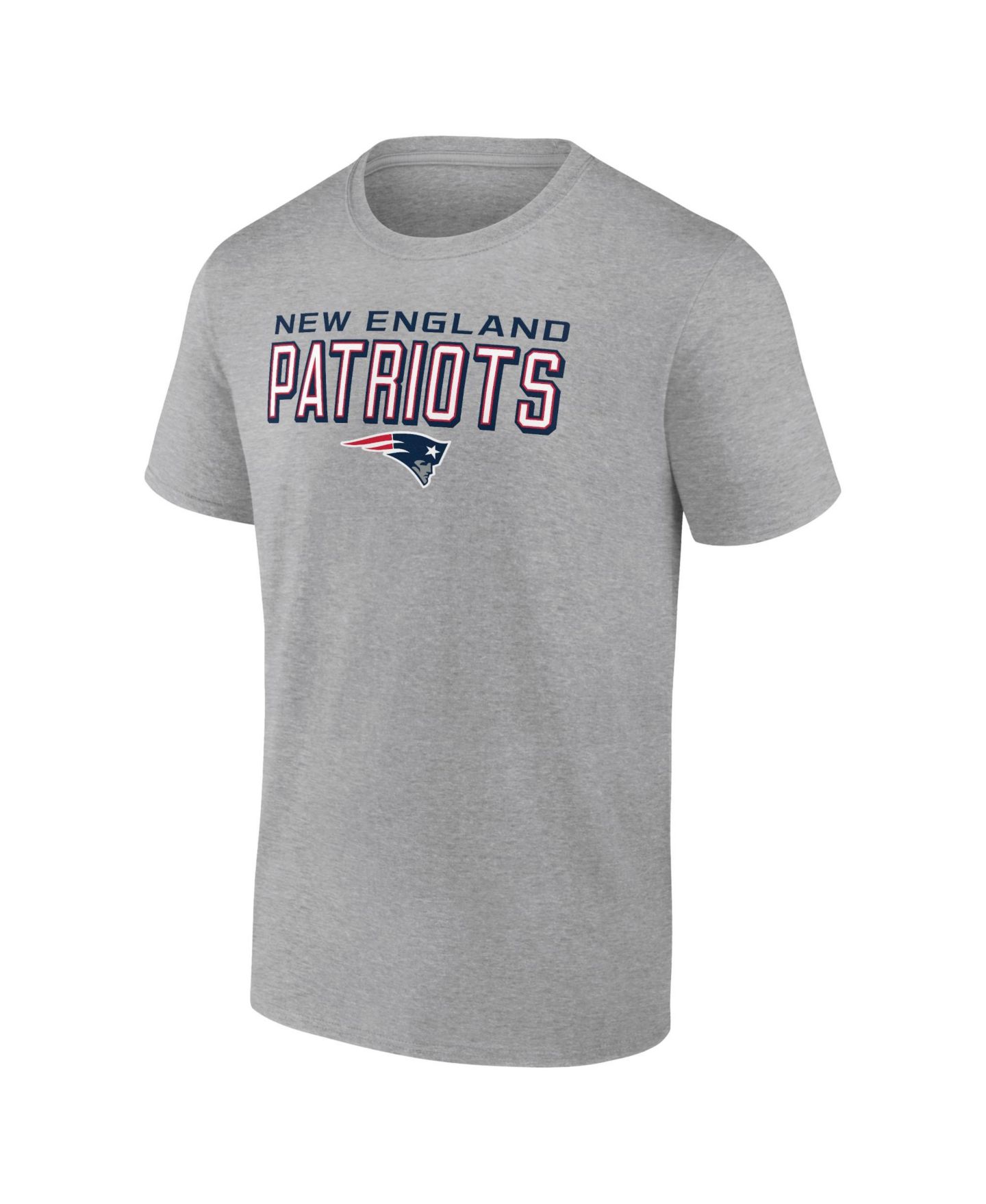 Мужская футболка Fanatics Mto Label Heather Gray New England Patriots Swagger — фото 2