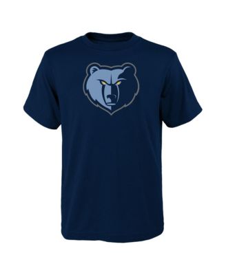 Big Boys' and Girls' Navy Memphis Grizzlies Primary Logo T-Shirt