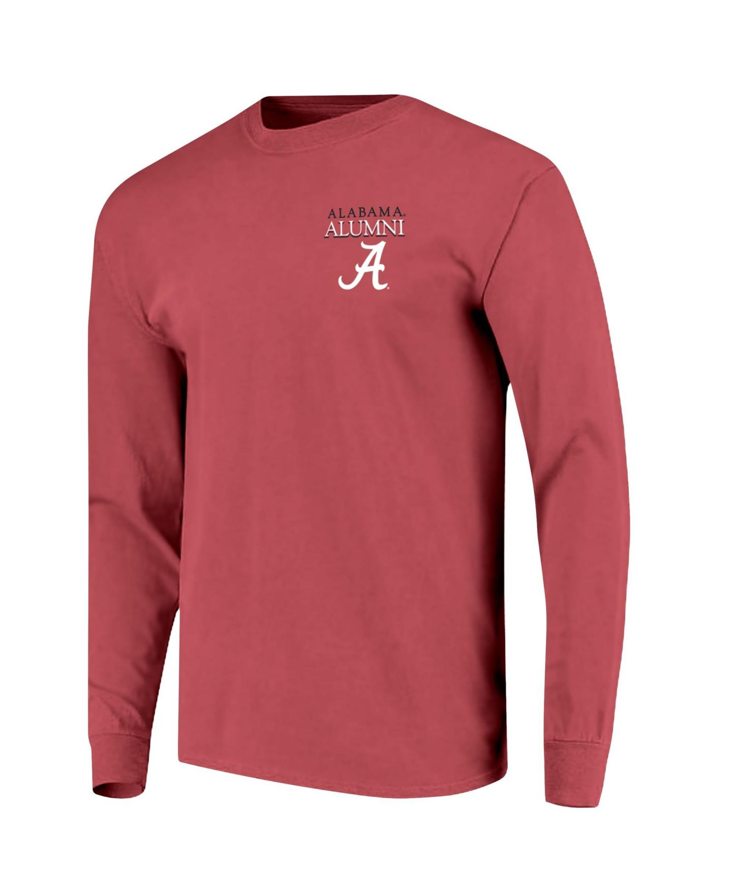 Мужская футболка Image One Crimson Alabama Crimson Tide Circle Seal Alumni Long-Sleeve — фото 2
