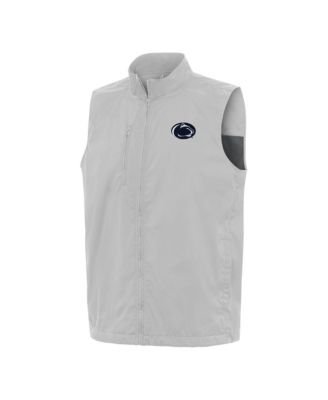 Men's Heather Gray Penn State Nittany Lions Brisk Full-Zip Vest