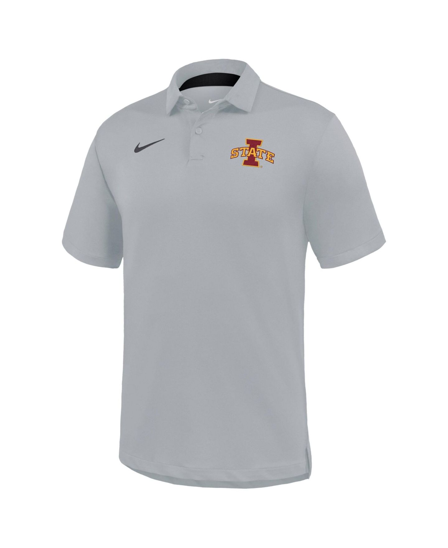 Мужское поло Nike Gray Iowa State Cyclones Dri-FIT Tour Polo — фото 2