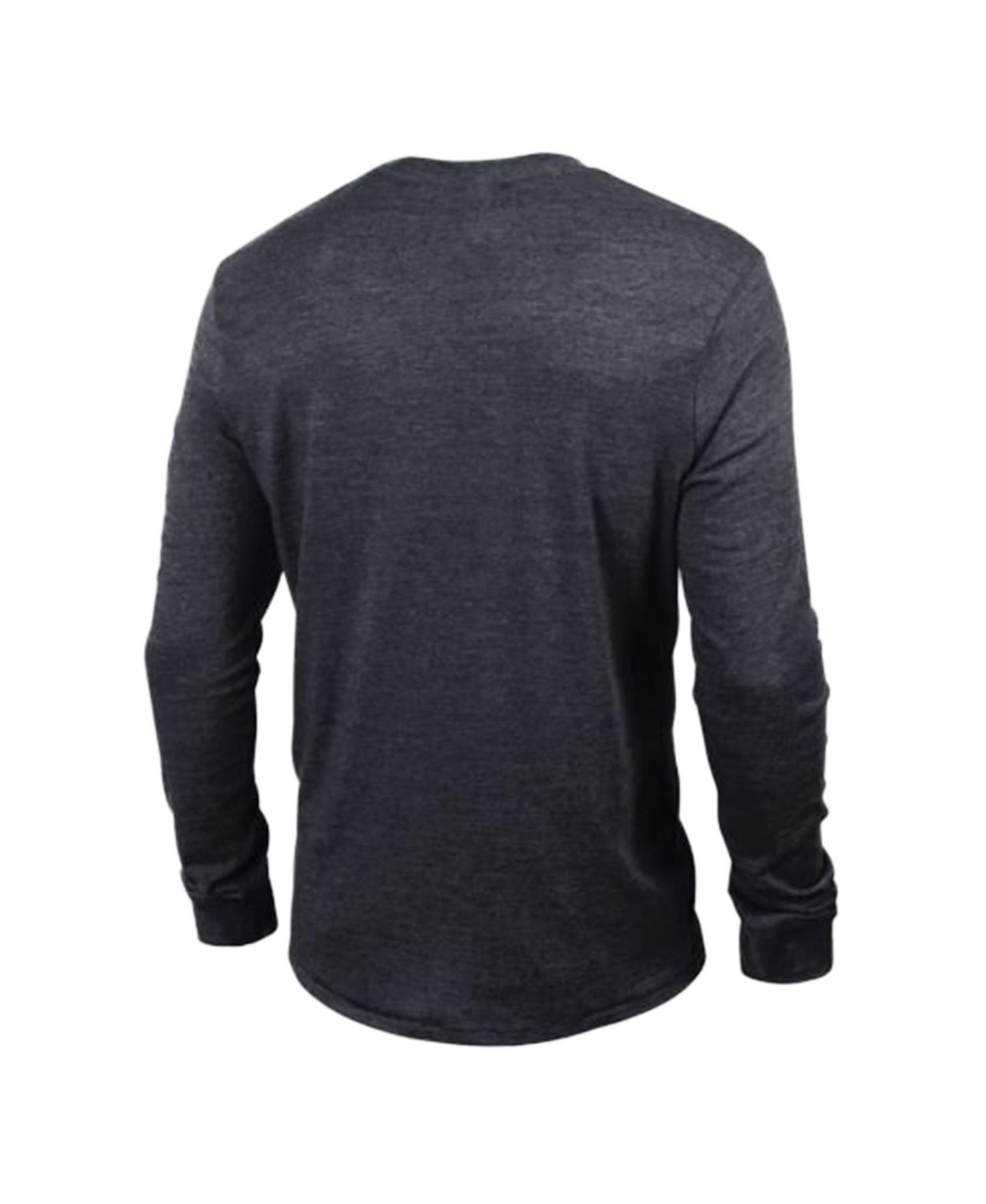 Мужская футболка Champion Heather Black Carolina Panthers Ultimate Tri-Blend Long-Sleeve — фото 3