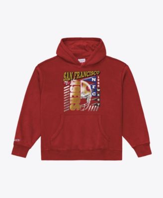 Men's Scarlet San Francisco 49ers Core Essentials Street Graphic Fleece Hoodie