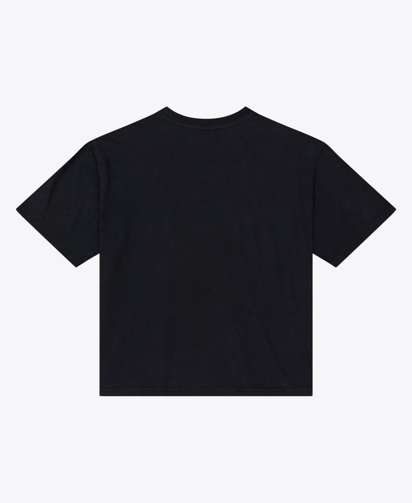 Женская футболка Mitchell & Ness Mitchell Ness Black Chicago Bears Core Essentials Micro Logo Boxy Crop — фото 2