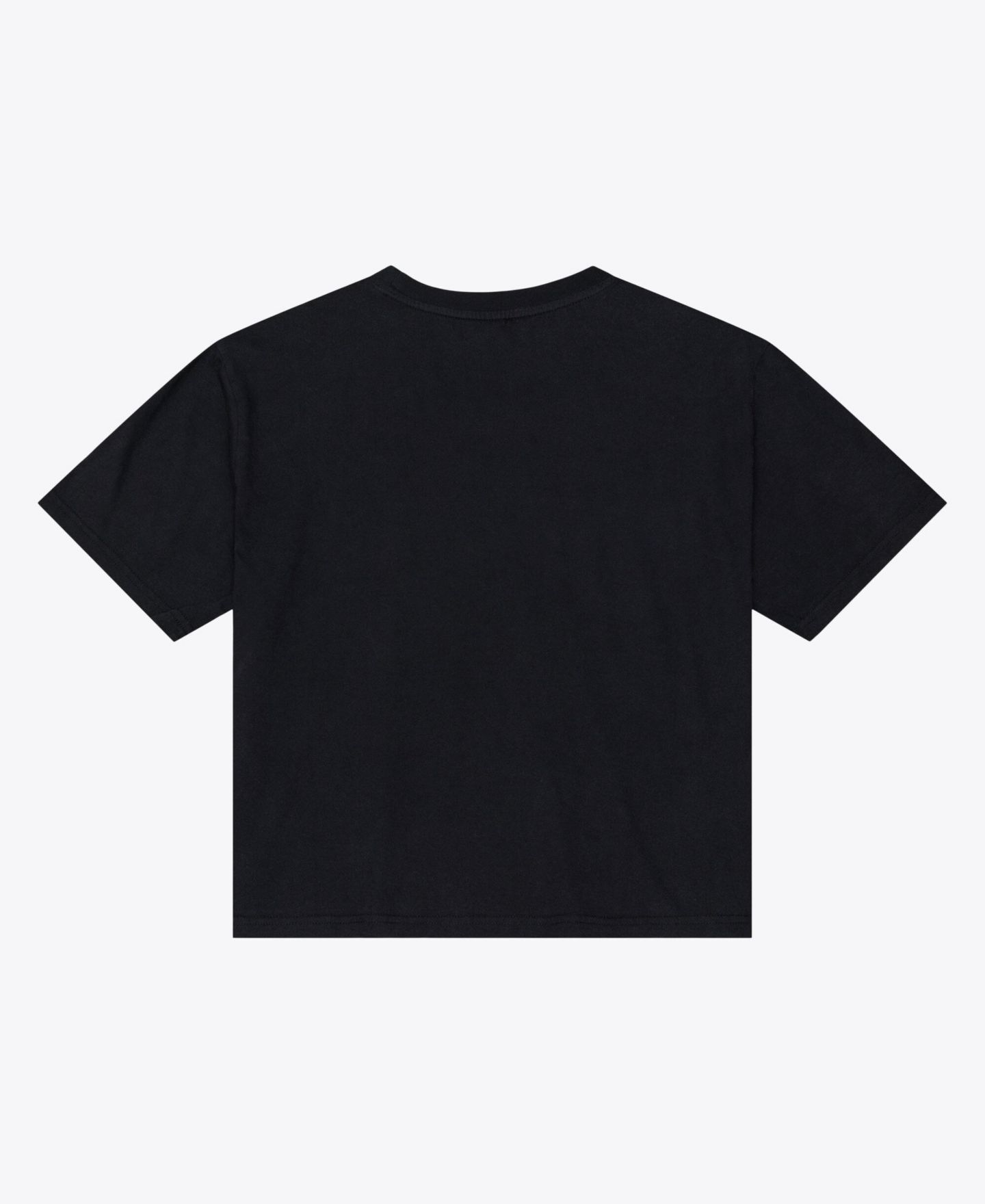Женская футболка Mitchell & Ness Black San Francisco 49ers Core Essentials Micro Logo Boxy Crop — фото 4