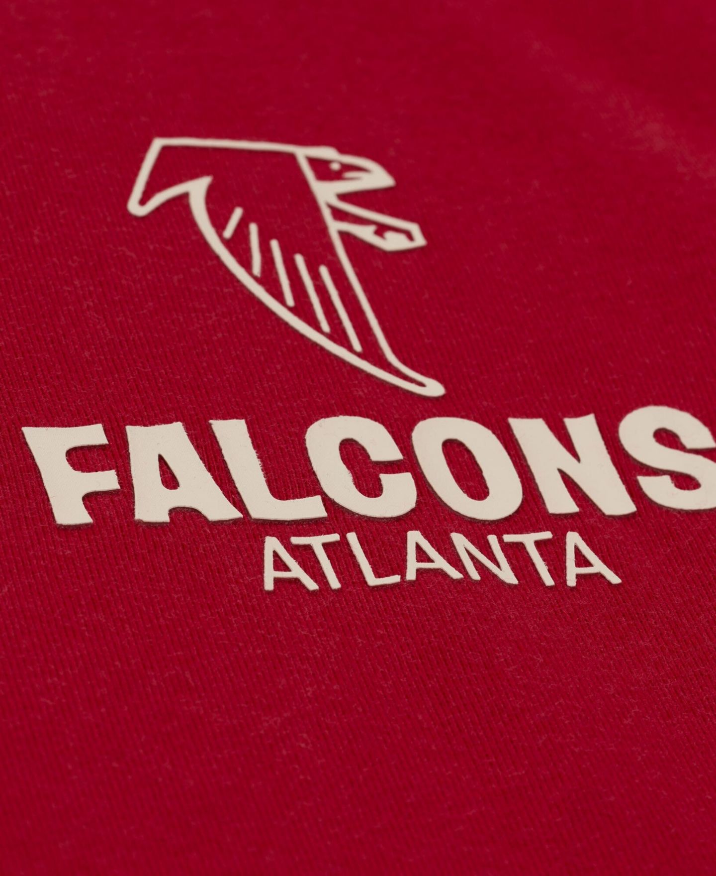 Мужская футболка Mitchell & Ness Mitchell Ness Red Atlanta Falcons Core Essentials Micro Logo — фото 3