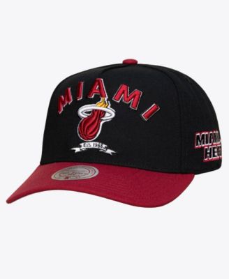 Men's Black Miami Heat True Legacy Pro Snapback Hat