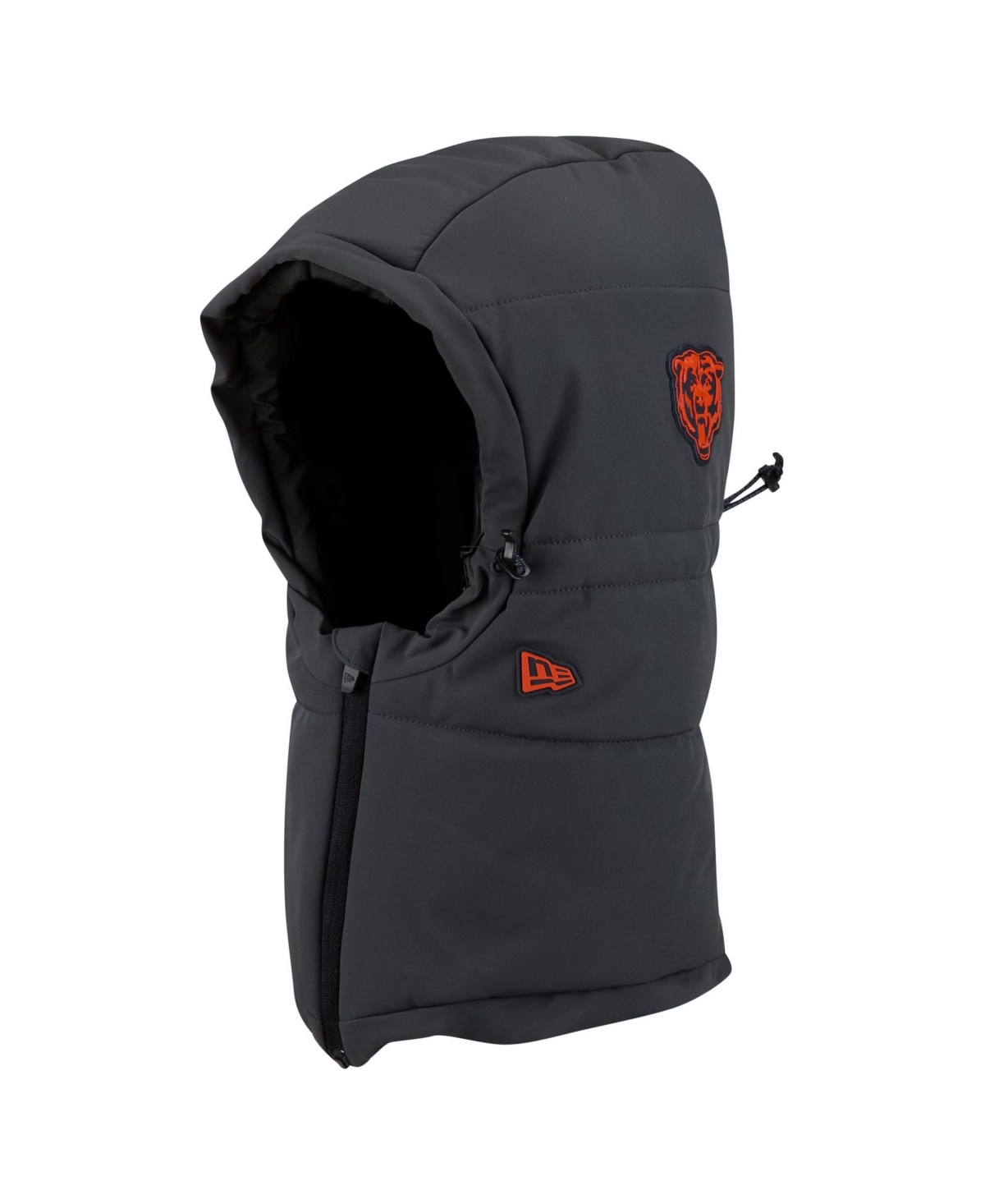 New Era Men's Charcoal Chicago Bears 2026 Sideline Cold Weather Adjustable Quilted Hood - Charcoal