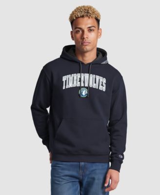 Men's Navy Minnesota Timberwolves Contrast Liner Pullover Hoodie