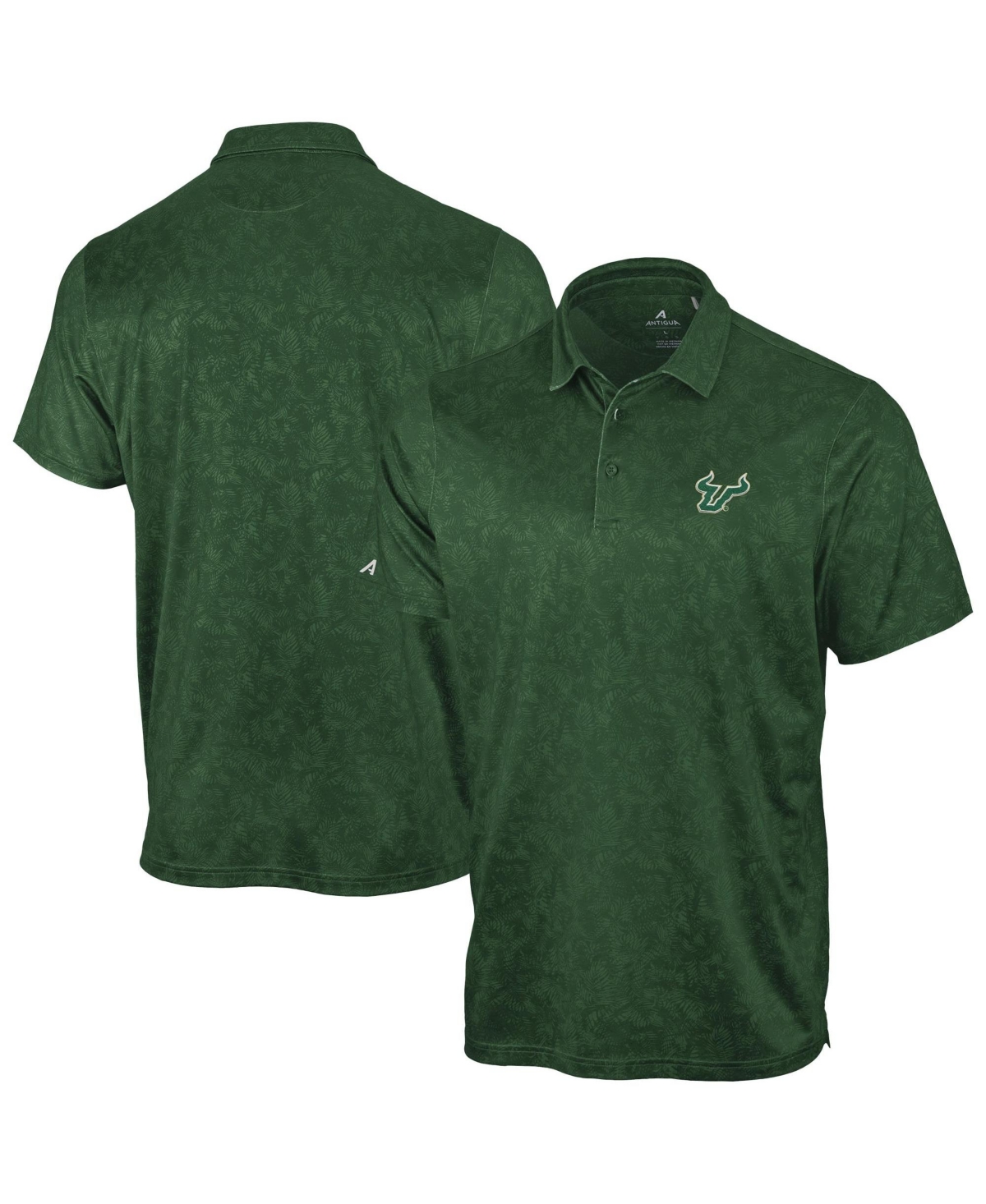 Antigua Men's Green South Florida Bulls Lush Polo Shirt - Green