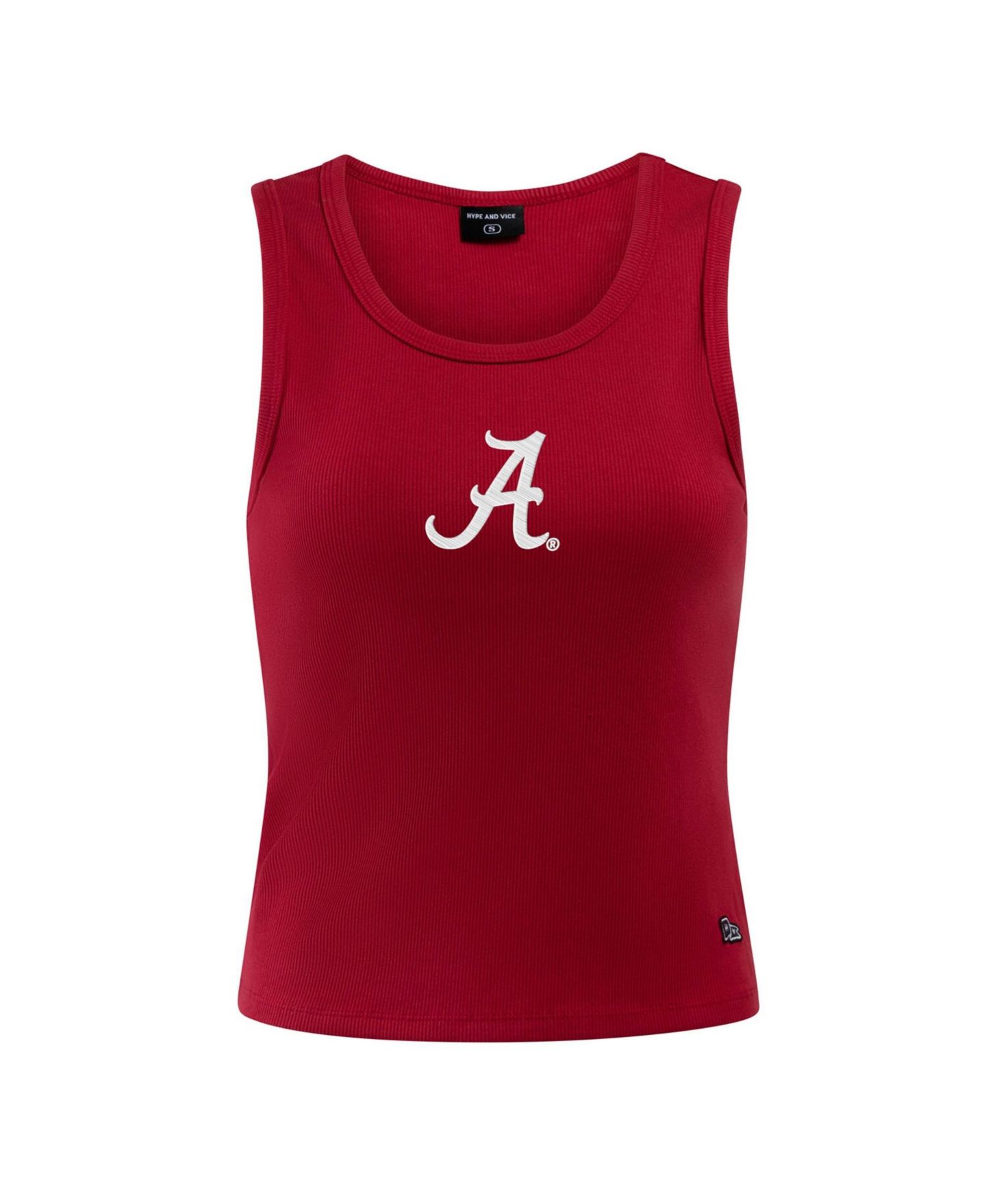 Женский топ Hype And Vice Crimson Alabama Crimson Tide Primary Logo Ribbed — фото 3
