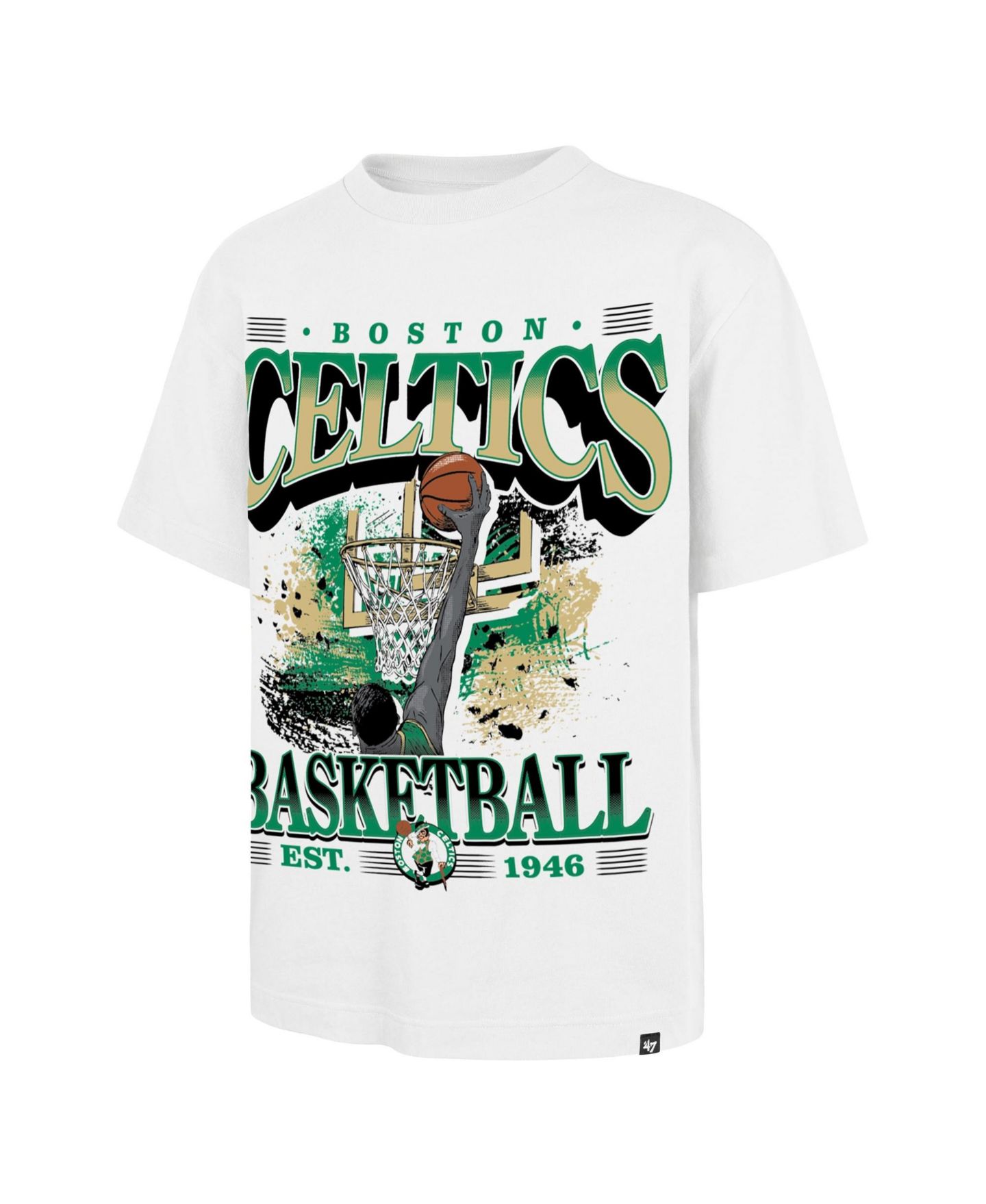 Мужская футболка '47 Brand White Boston Celtics Regional Foundation — фото 2