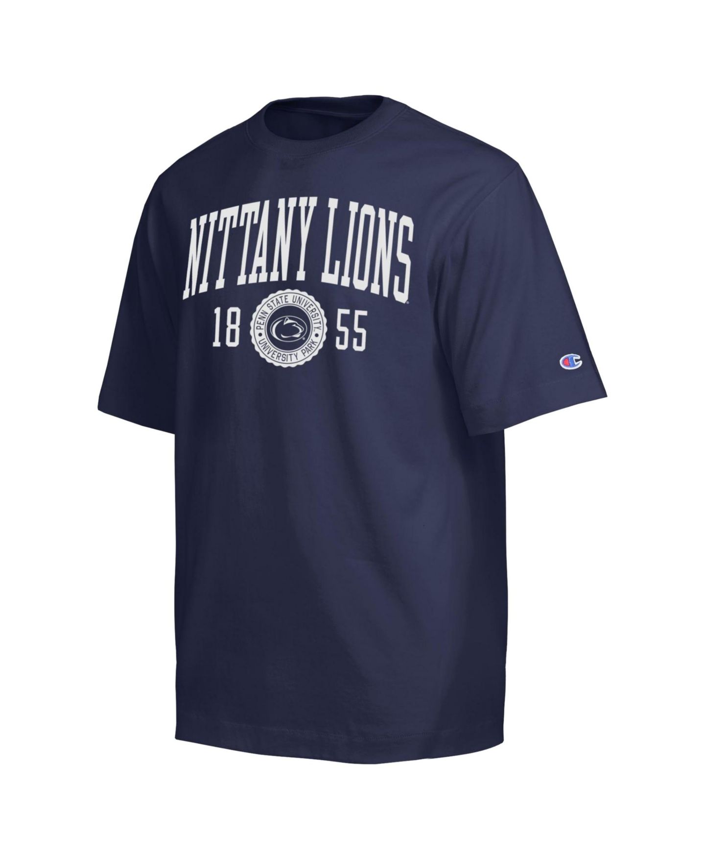 Мужская футболка Champion Navy Penn State Nittany Lions Established Tradition Heavyweight — фото 2