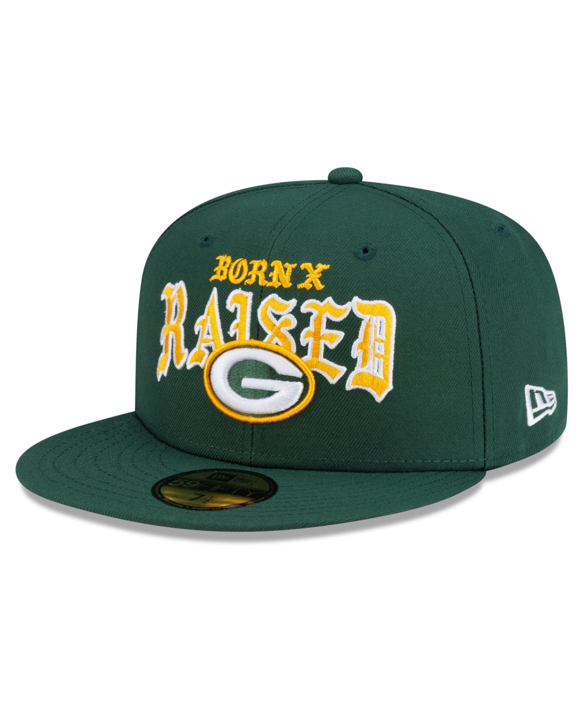 New Era Men's x Born x Raised Green Bay Packers 59FIFTY Fitted Hat - Green