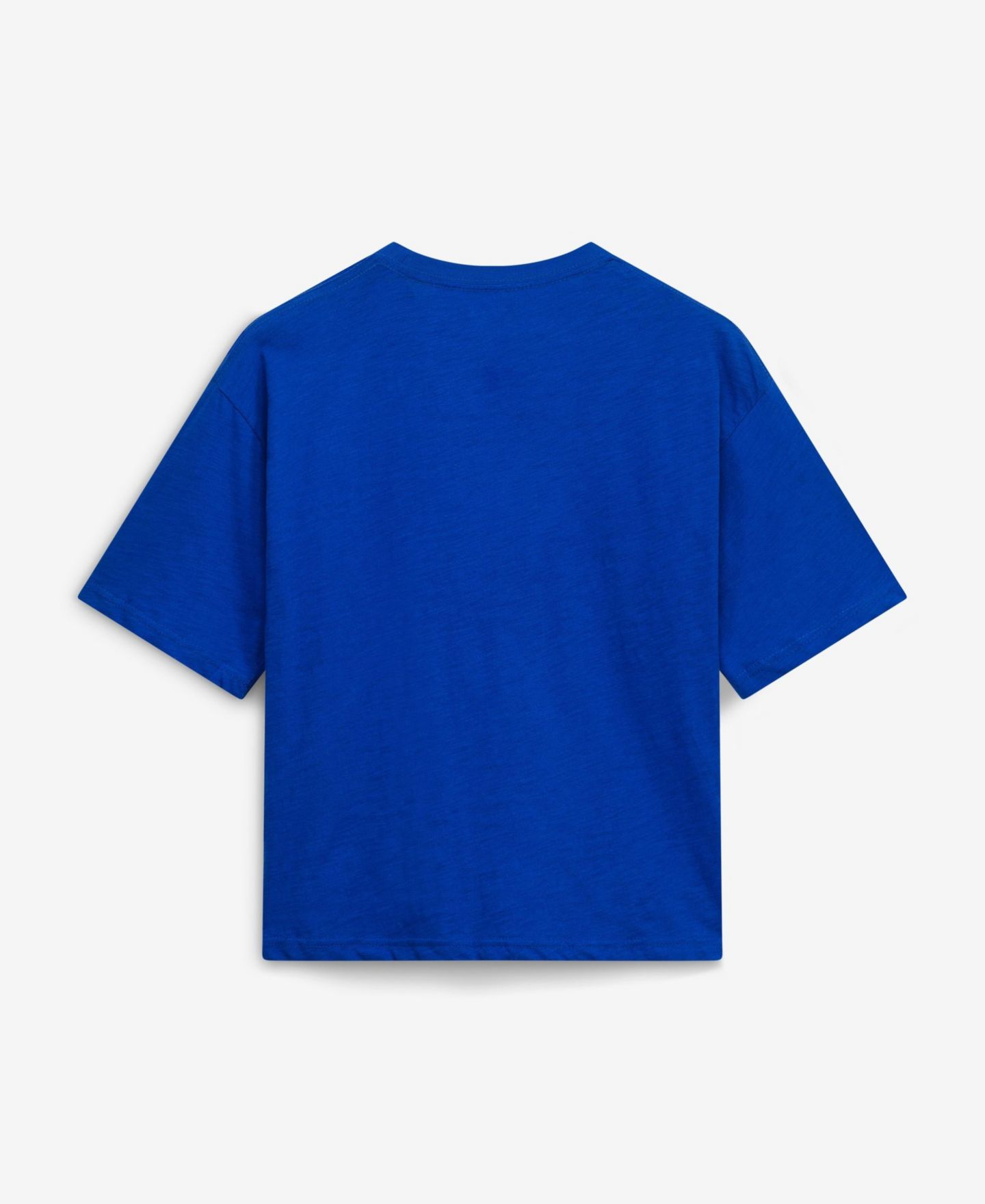 Женская футболка Pressbox Royal Duke Blue Devils Oversized Nelson Arch Over Logo Slub — фото 2