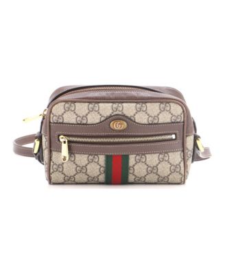 Mini Ophidia Shoulder Bag GG Coated Canvas