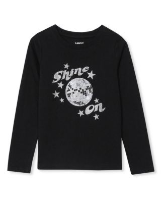 Big Girls Plus Long Sleeve Graphic Tee