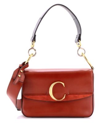 Small C Double Carry Bag Leather