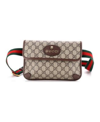 Neo Vintage Flap Belt Bag GG Coated Canvas