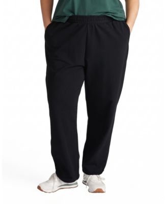 Plus Size Challenger Pull-On French Terry Straight-Leg Pants