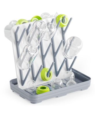 20-Hook Space-Saving Baby Bottle Drying Rack