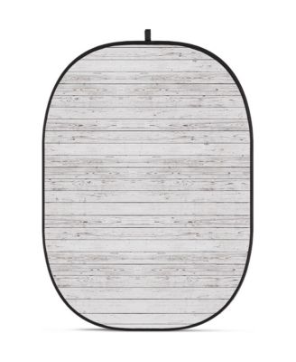 CBA-WW0007 5x6.5 Feet Collapsible Wooden Wall Fabric Backdrop