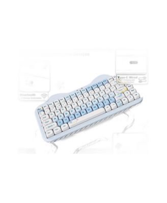 C75 Milk V2 Linear Wireless Hot-Swappable 75% Mechanical Keyboard for PC/Mac and Gaming Devices