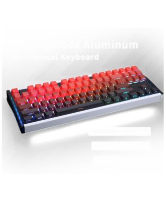 KJ87 87-Key Mechanical Aluminum Keyboard [Compatible with Windows and Mac]