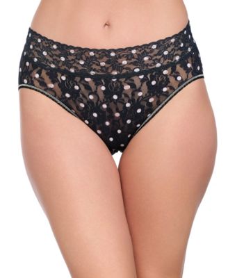 Women's Printed Signature Lace French Brief Panty