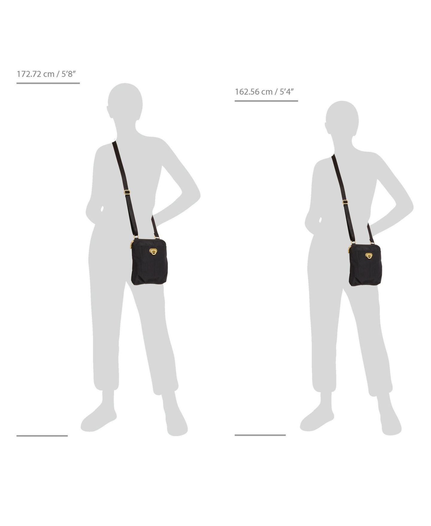 Женская сумка Baggallini Coastal Mini Flip Lock RFID-Protected Crossbody, цвет: Чёрный — фото 5