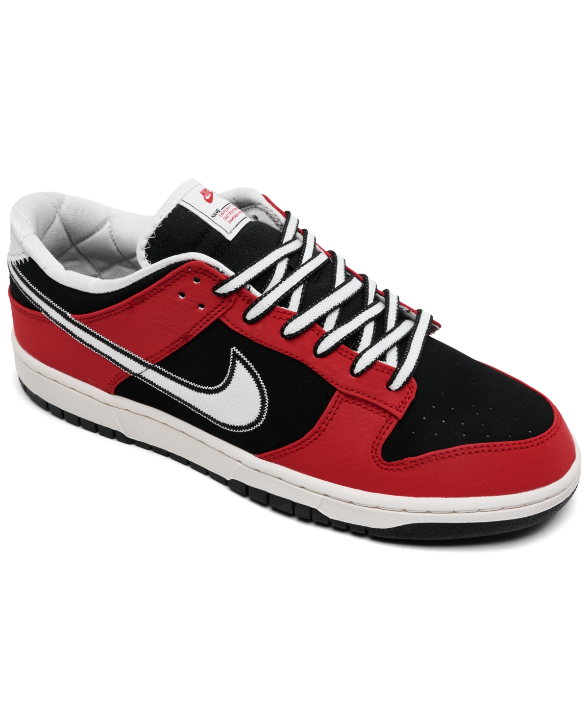 Nike Men's Dunk Low Retro Lifestyle Sneakers from Finish Line - Black, Sail