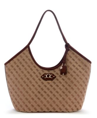 Samantha Girlfriend Jacquard Logo Tote