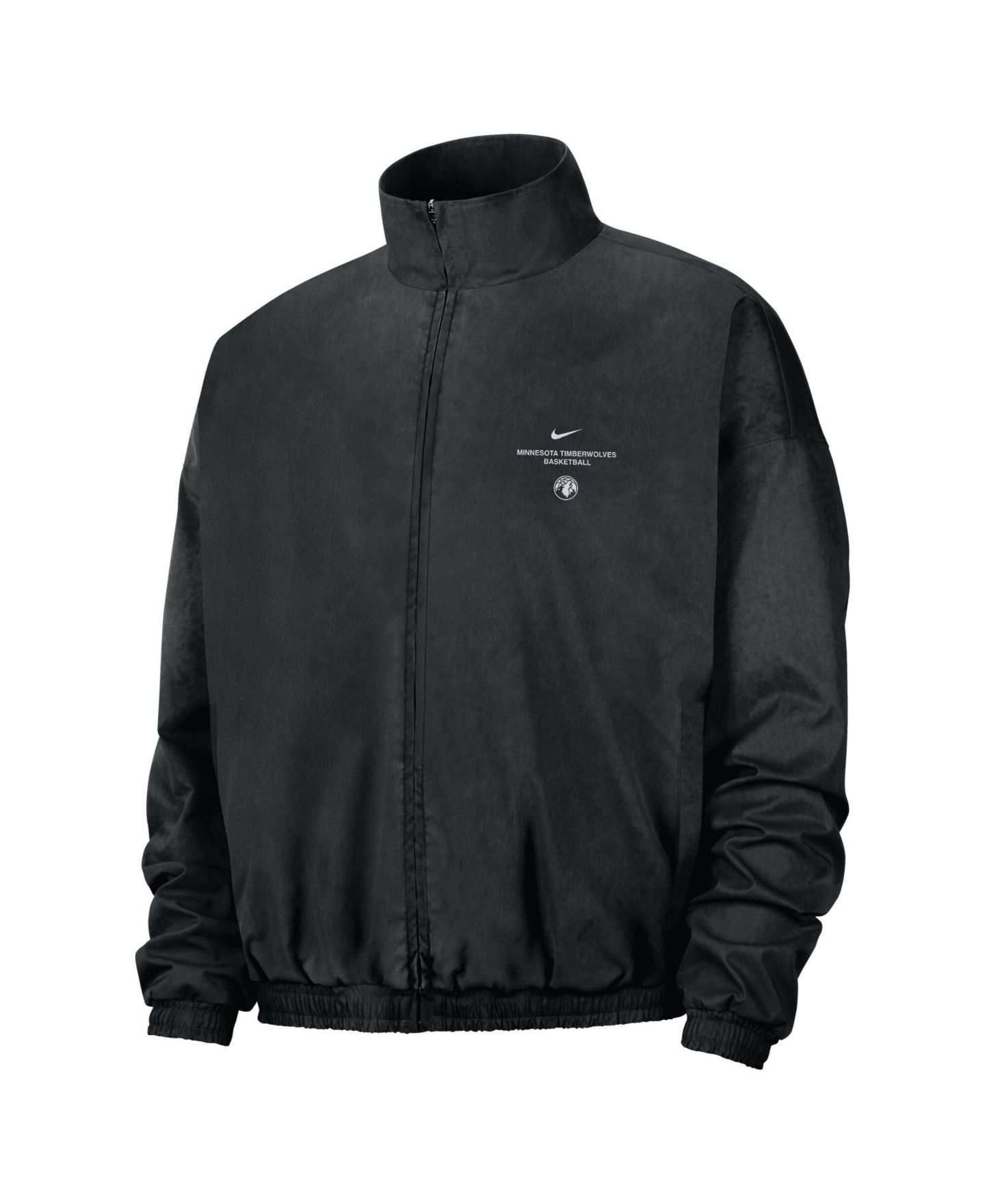 Мужская куртка Nike Black, Blue Minnesota Timberwolves 2026 Game Theater Calm On Court Anthem — фото 1