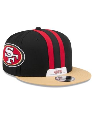 Men's Black San Francisco 49ers Rivalries Collection Fan Pack Helmet 9FIFTY Snapback Hat
