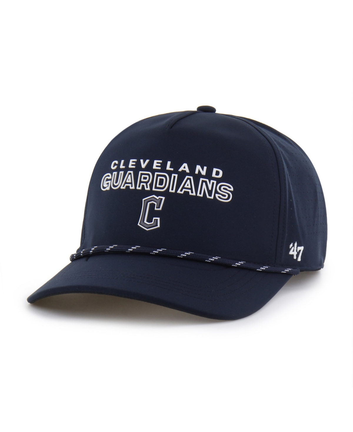 '47 Brand Men's Navy Cleveland Guardians Vault Hitch Adjustable Hat - Navy