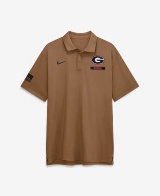 Men's Brown Georgia Bulldogs 2026 Military Appreciation Tour Polo Shirt