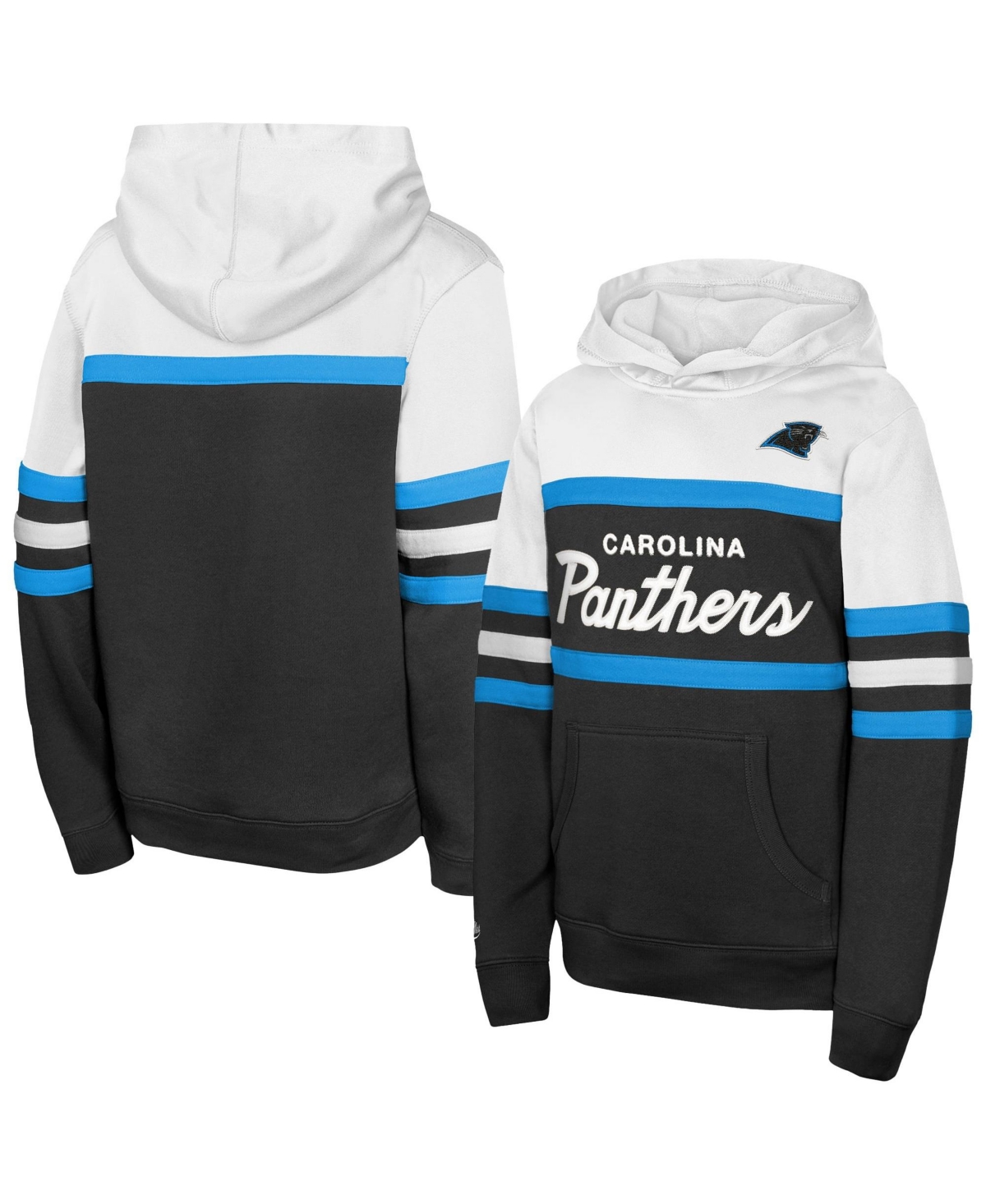 Mitchell & Ness Big Boys' and Girls' Black Carolina Panthers Head Coach Hoodie - Black