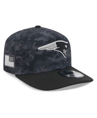 Men's Black New England Patriots 2026 Salute To Service 19TWENTY Adjustable Hat