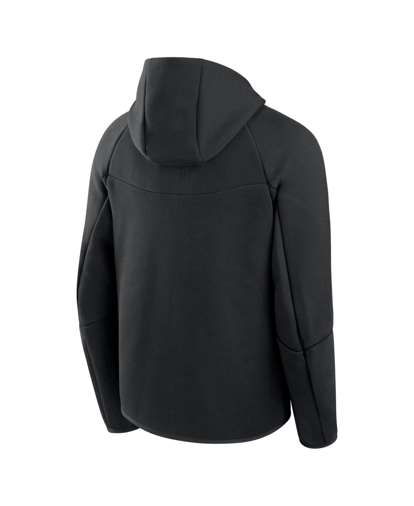 Мужское худи Nike Black Georgia Bulldogs Tech Fleece Raglan Full-Zip Windrunner — фото 3