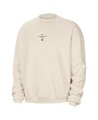 Men's Oatmeal Minnesota Timberwolves 2026 Stretch Crewneck Sweatshirt