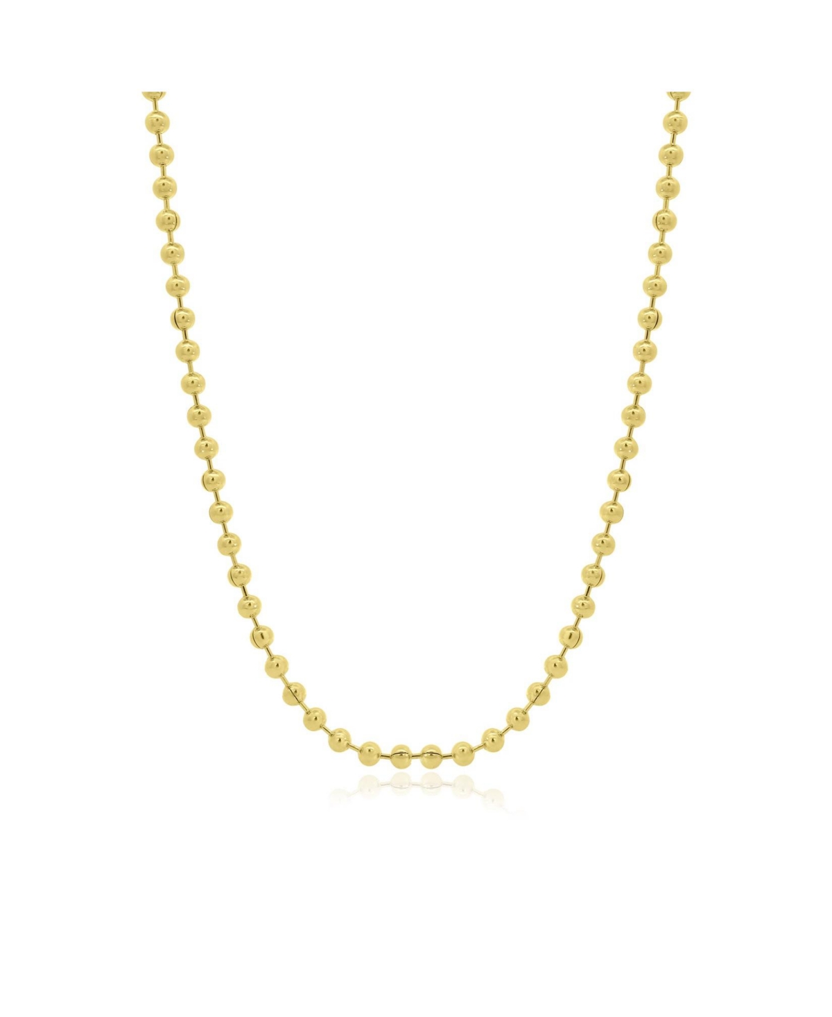 The Lovery Ball Bead Necklace - Gold plated sterling silver