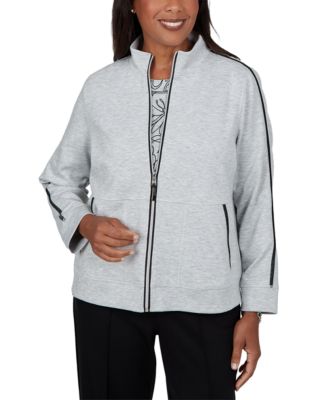 Women's Activewear Long-Sleeve Zipper-Front Jacket