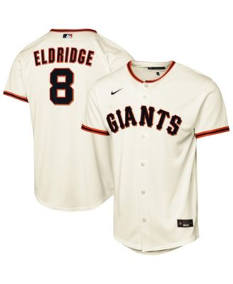 Big Boys' and Girls' Bryce Eldridge Cream San Francisco Giants Home Replica Jersey