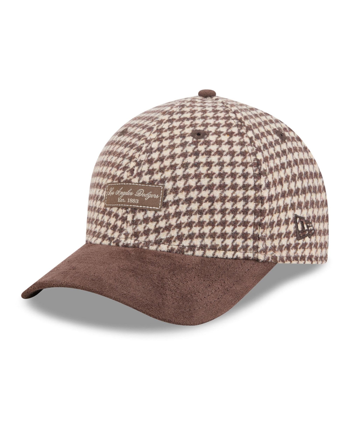 New Era Women's Light Brown Los Angeles Dodgers Faux Wool 9FORTY M-Crown Adjustable Hat - Light Brown, Brown