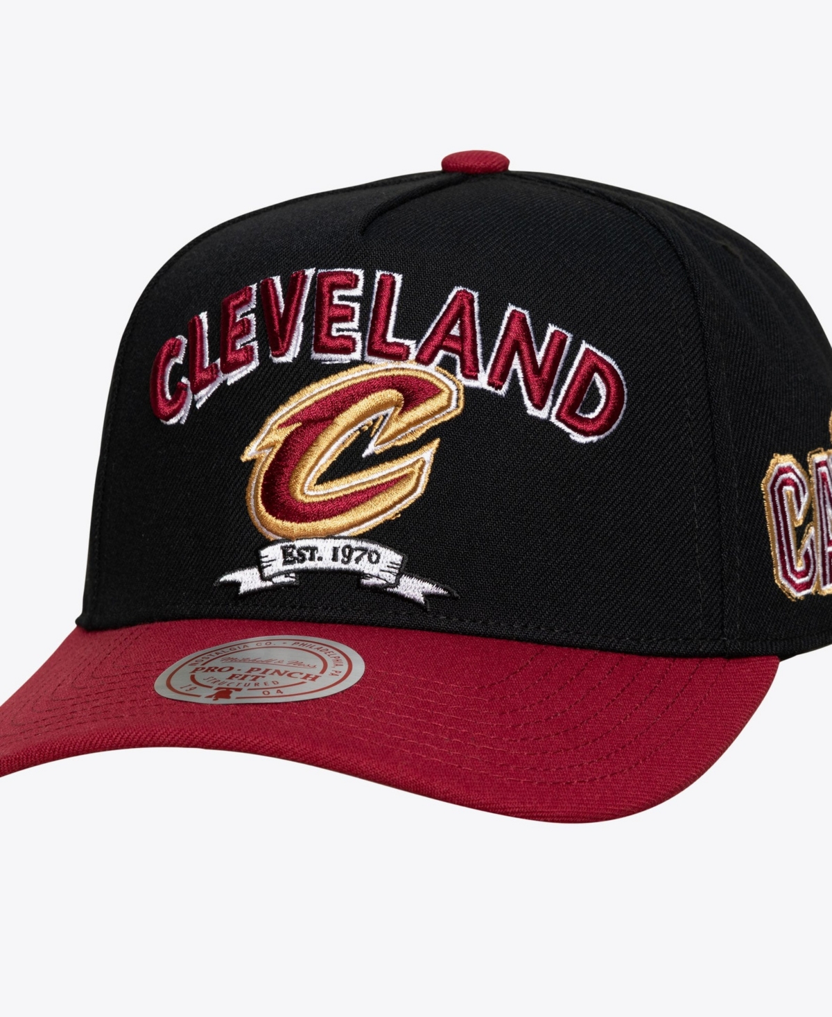 Mitchell & Ness Men's Black Cleveland Cavaliers True Legacy Pro Snapback Hat - Black