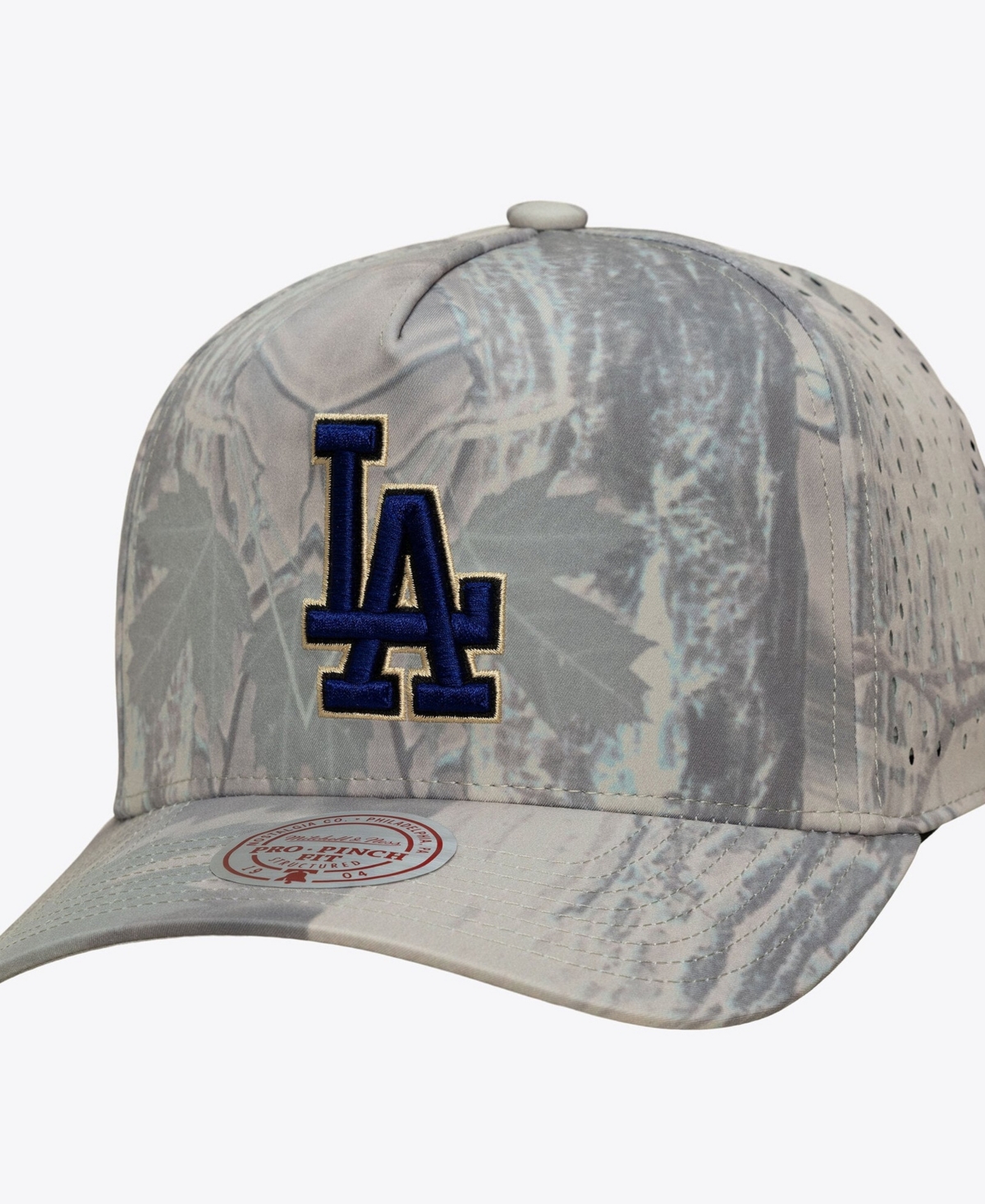 Mitchell & Ness Men's Camo Los Angeles Dodgers Perfect Pro Pinch Adjustable Hat - Camo