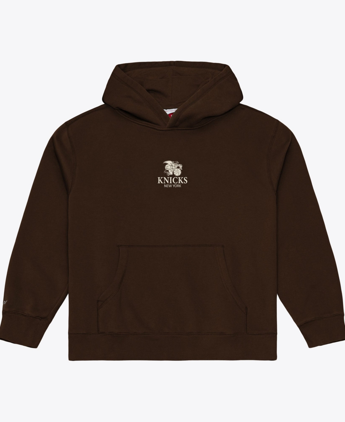 Mitchell & Ness Men's Brown New York Knicks Core Essentials Chocolate Hoodie - Brown
