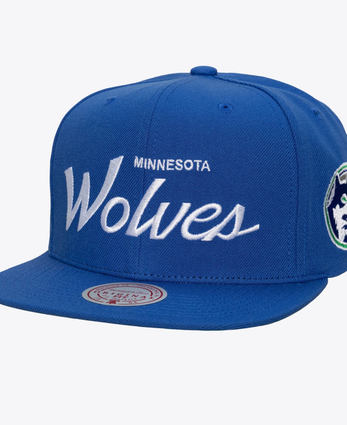 Mitchell & Ness Men's Blue Minnesota Timberwolves Head Coach Snapback Hat - Blue