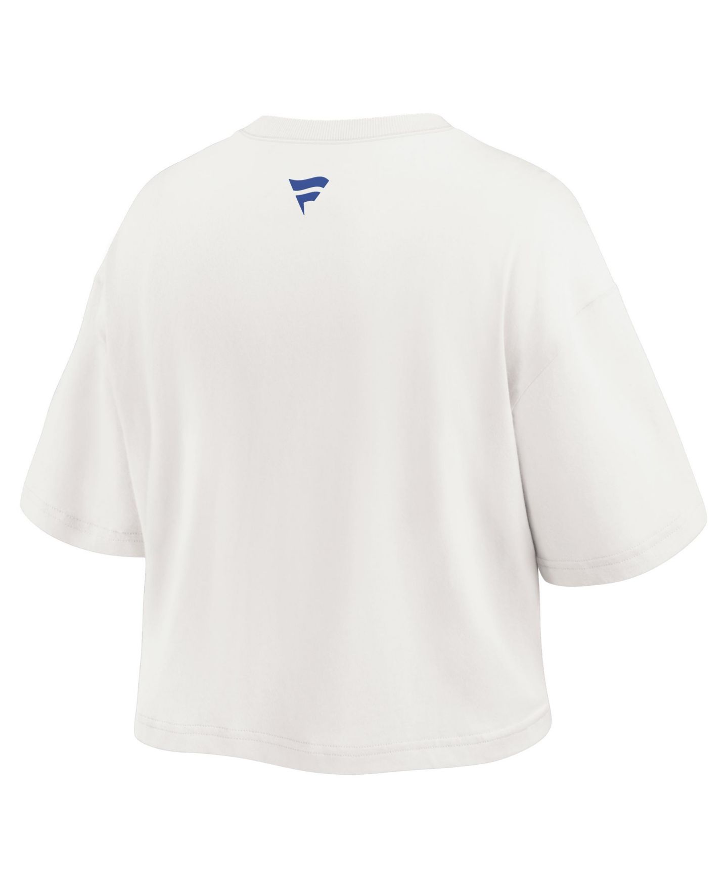 Женская футболка Fanatics White New York Knicks Banner Bound Cropped — фото 3